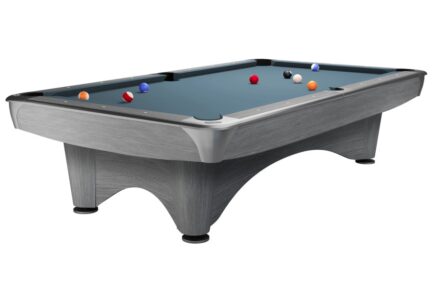 Billiard Table, Pool, Dynamic III, 9 ft., Light Grey, Simonis 860 powder blue