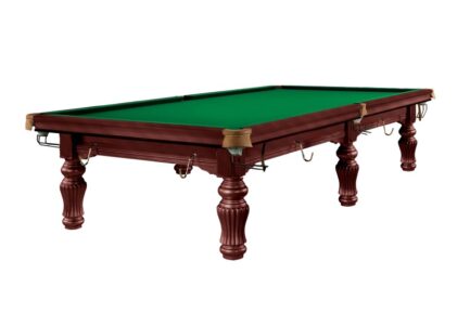 Billiard Table, Snooker, Dynamic Prince II Steelblock, Mahogany, 9 ft.