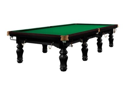 Billiard Table, Snooker, Dynamic Prince II Steelblock, Black, 12 ft.