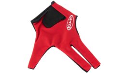 Billiard Glove, Kamui, 2024 modell, Red, to wear on left hand, L