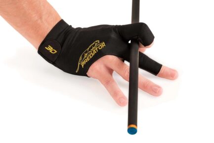 Billiard Glove, Predator Second Skin, 3-Finger, 30th anniversary, black, to wear on right hand, S&M - Image 2