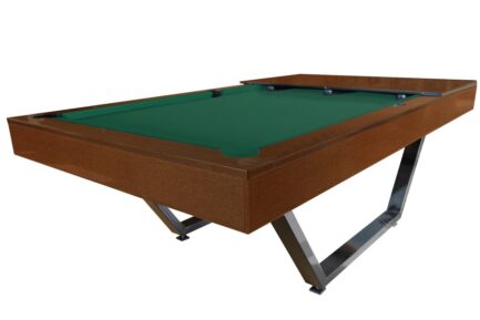 Billiard Table Dynamic Berlin, 8 ft., brown, Pool, display piece, Simonis 860 yellow green