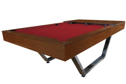 Billiard Table Dynamic Berlin, 8 ft., brown, Pool, display piece, Simonis 860 red