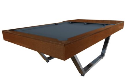 Billiard Table Dynamic Berlin, 8 ft., brown, Pool, display piece, Simonis 860 shark grey