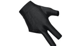 Billiard Glove, Cuetec Axis, 3-Finger, Noir Edition, to wear on right hand, M
