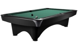 Billiard Table Dynamic III, 9 ft, black, matt finish, Pool, Simonis 860 yellow green