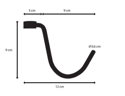Rack holder, brass, for billiard tables - Image 3