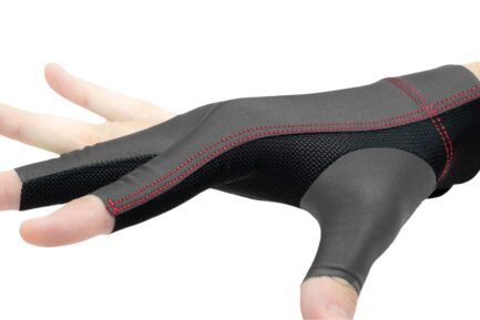 Billiard Glove, Cuetec Axis, 3-Finger, speed gray, to wear on right hand, S - Imagem 2