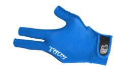 Billiard Glove, Taom Midas, 3-Finger, Blue, to wear on left hand, XL