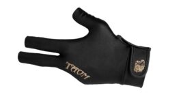 Billiard Glove, Taom Midas, 3-Finger, Black, to wear on left hand, S