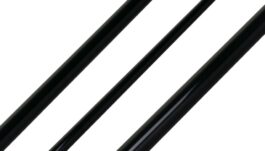 Billiard Cue, Pool, RHINO Carbon, Black, one-piece