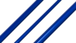 Billiard Cue, Pool, RHINO Carbon, Blue, one-piece