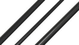 Billiard Cue, Pool, RHINO Carbon, Grey, one-piece