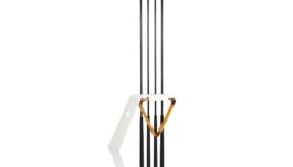 Billiard Cue Rack, Cornilleau, white, for 4 cues + triangle