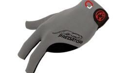 Billiard Glove, Predator Second Skin, 3-Finger, Jasmin Ouschan Grey, to wear on left hand, XXL