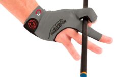 Billiard Glove, Predator Second Skin, 3-Finger, Jasmin Ouschan Grey, to wear on right hand, XXL