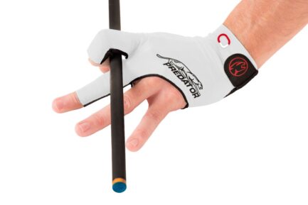 Billiard Glove, Predator Second Skin, 3-Finger, Jasmin Ouschan White, to wear on left hand, L&XL - Imagem 2