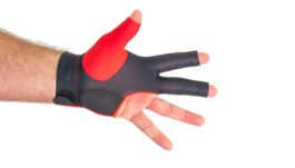 Billiard Glove, Kamui, Red, to wear on left hand, XL