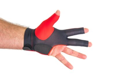 Billiard Glove, Kamui, Red, to wear on left hand, XL