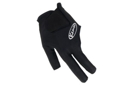 Billiard Glove, Kamui, 2024 modell, Black, to wear on left hand, XL