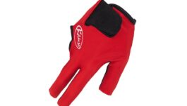 Billiard Glove, Kamui, 2024 modell, Red, to wear on right hand, L