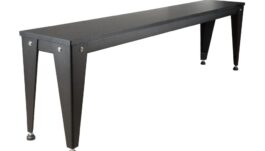 Seat Bench for Pool Table / Dining Table, Vancouver III, 7 ft., black/black