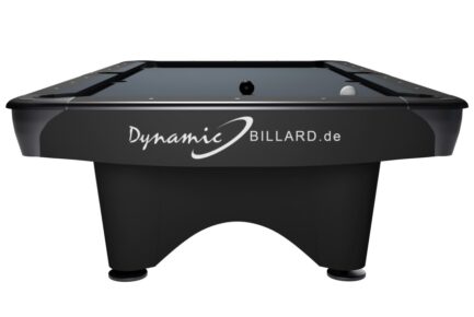 Billiard Table (Pool) Dynamic III, 9 ft., Matt Black, Second Hand, 8 ft., Simonis 760 powder blue - Image 3