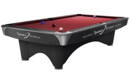 Billardtisch, Pool, Dynamic III, 9 ft. (Fuß), grau, gebraucht, Simonis 760 red
