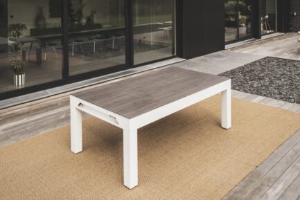 Table Cover, 7 ft., Wood Design for white Cornilleau Classic Outdoor Pool Table - Imagem 4
