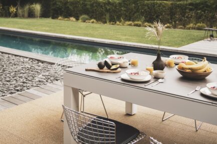 Table Cover, 7 ft., Wood Design for white Cornilleau Classic Outdoor Pool Table - Imagem 9