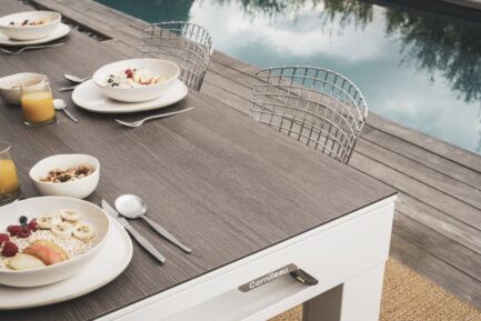Table Cover, 7 ft., Wood Design for white Cornilleau Classic Outdoor Pool Table - Imagem 10