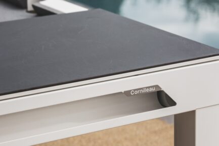 Billiard Table, Pool,Cornilleau Classic Outdoor, 7 ft., white-grey - Image 6