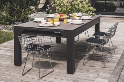 Table Cover, 7 ft., Wood Design for black Cornilleau Classic Outdoor Pool Table - Imagem 4