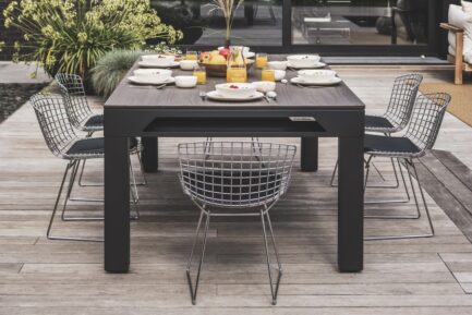 Table Cover, 7 ft., Wood Design for black Cornilleau Classic Outdoor Pool Table - Imagem 5