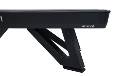 Billiard Table, Pool, Rasson Wolf, 9 ft. (Fuß), schwarz, EPBF pocket size, Simonis 860 shark grey - Image 6