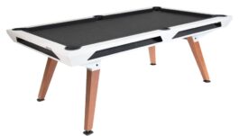 Billiard Table, Pool,Cornilleau Origin Outdoor, 7 ft., white