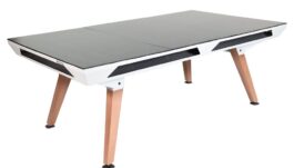 Billiard Table, Pool,Cornilleau Origin Outdoor, 7 ft., white