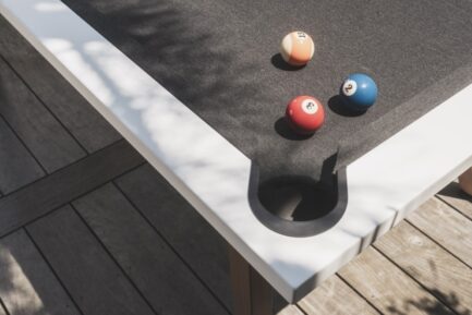Billiard Table, Pool,Cornilleau Origin Outdoor, 7 ft., white - Imagem 5