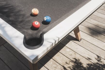Billiard Table, Pool,Cornilleau Origin Outdoor, 7 ft., white - Imagem 9
