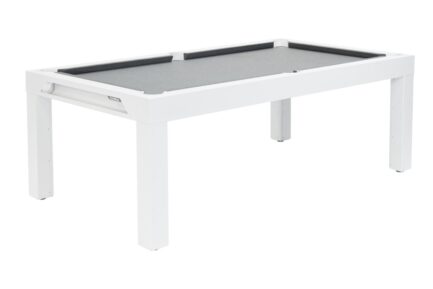 Billiard Table, Pool,Cornilleau Classic Outdoor, 7 ft., white-grey