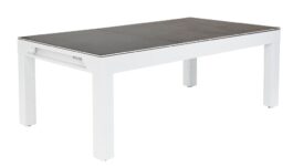Billiard Table, Pool,Cornilleau Classic Outdoor, 7 ft., white-grey