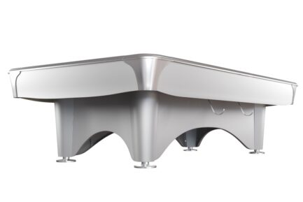 Billiard Table, Pool, Dynamic IV, 9 ft., shining white, Simonis 860 powder blue - Imagem 6