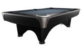 Billiard Table, Pool, Dynamic IV, 9 ft., Matt Black, Simonis 860 shark grey