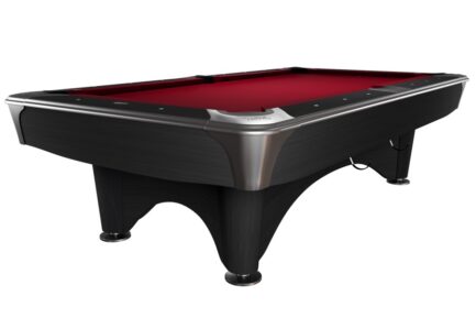 Billiard Table, Pool, Dynamic IV, 9 ft., Grey, Simonis 760 burgundy