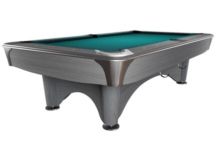 Billiard Table, Pool, Dynamic IV, 9 ft., Light Grey, Simonis 760 blue green