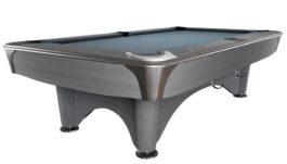 Billiard Table, Pool, Dynamic IV, 9 ft., Light Grey, Simonis 860 powder blue
