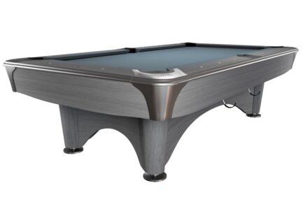 Billiard Table, Pool, Dynamic IV, 9 ft., Light Grey, Simonis 760 powder blue