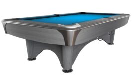 Billiard Table, Pool, Dynamic IV, 9 ft., Light Grey, Simonis 860 tournament blue