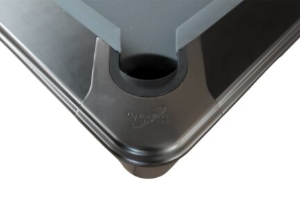 Billiard Table, Pool, Dynamic Axion, 9 ft., matt black, Simonis 860 red - Image 5