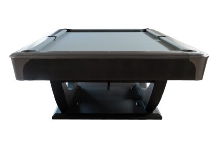 Billiard Table, Pool, Dynamic Axion, 9 ft., matt black, Simonis 860 red - Image 3